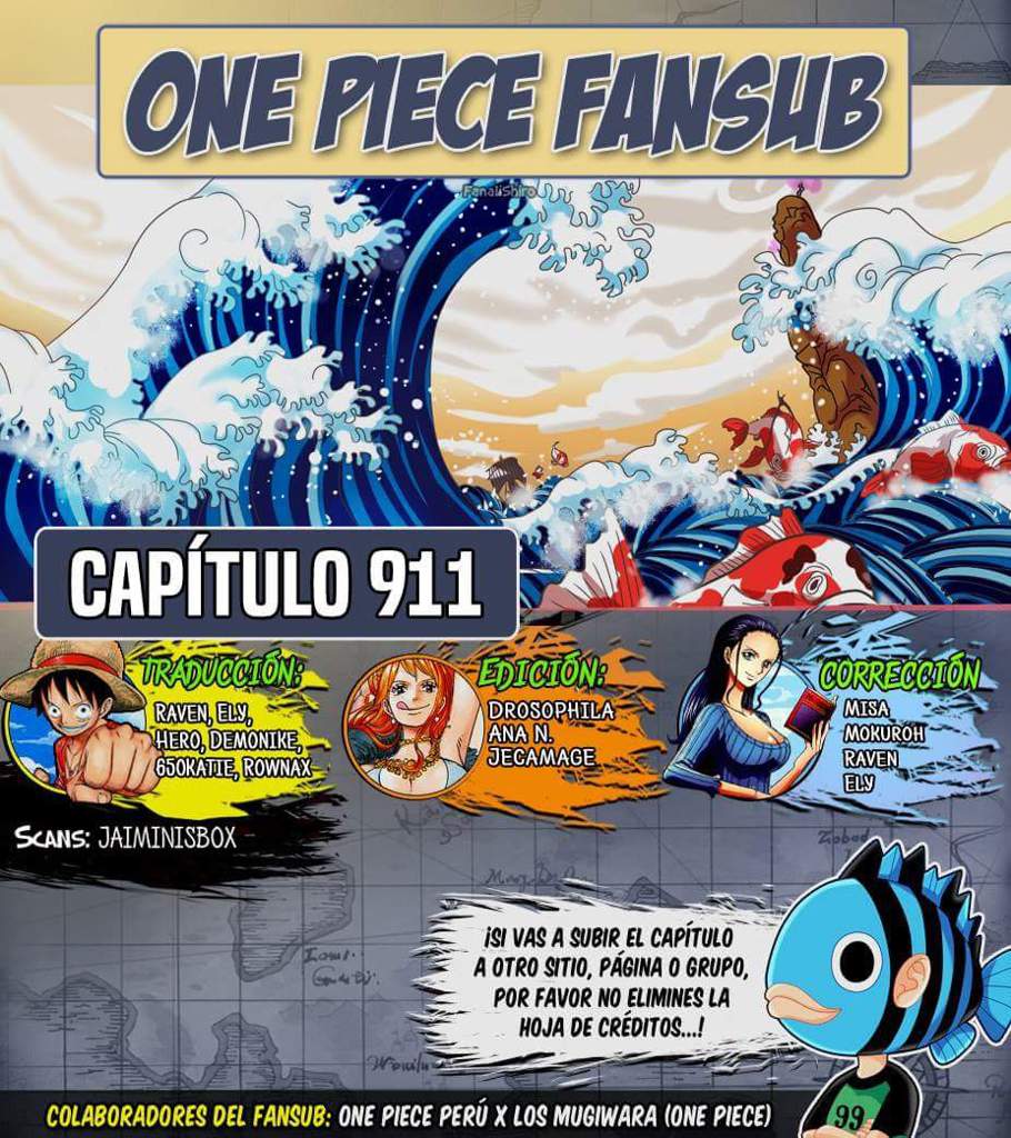 One Piece Manga 911 Anime Amino