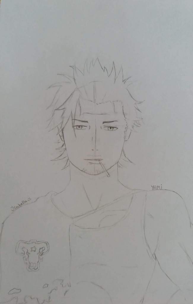 Black clover yami drawing