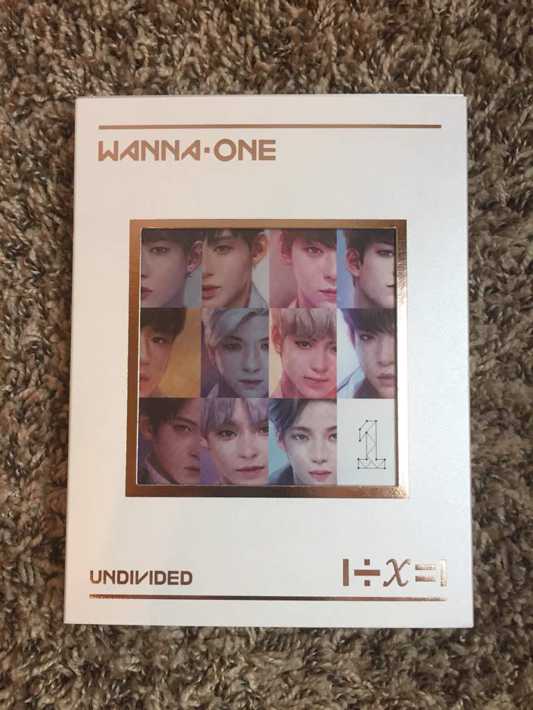 Wanna One 1÷x=1 (Undivided) Unboxing + Light Stick Unboxing.｡.:*☆ | K ...