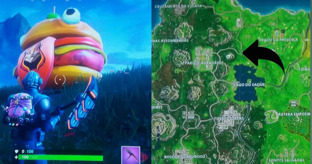 Durr Burguer Encontrado No Mapa Ai Esta A Localizacao Fortnite Brasil Amino