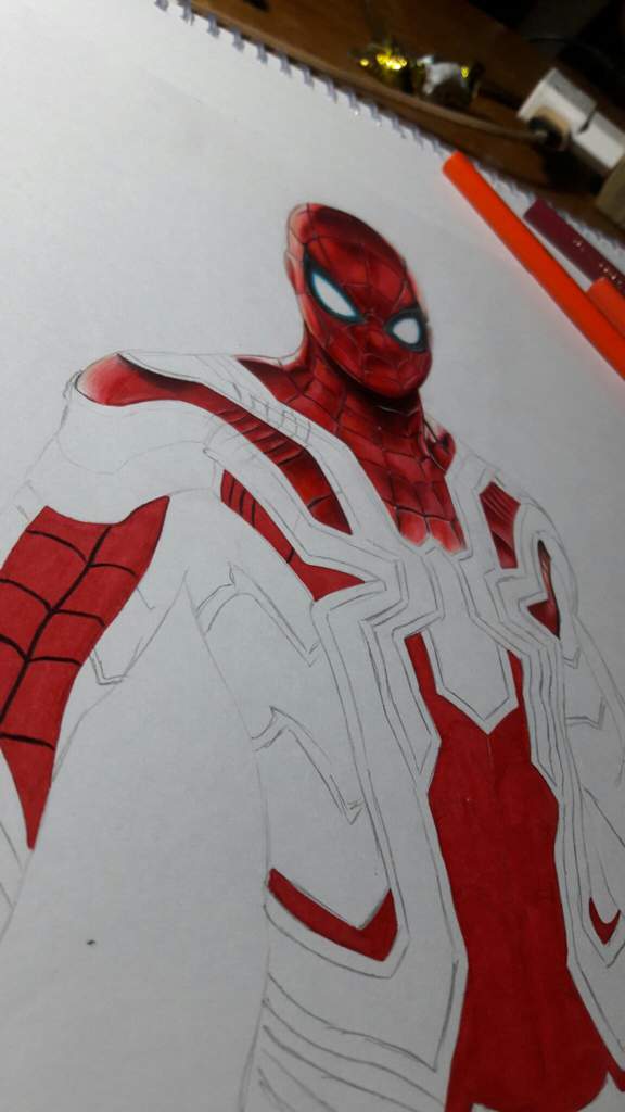 Dibujo realista del Iron Spider | •Arte Amino• Amino