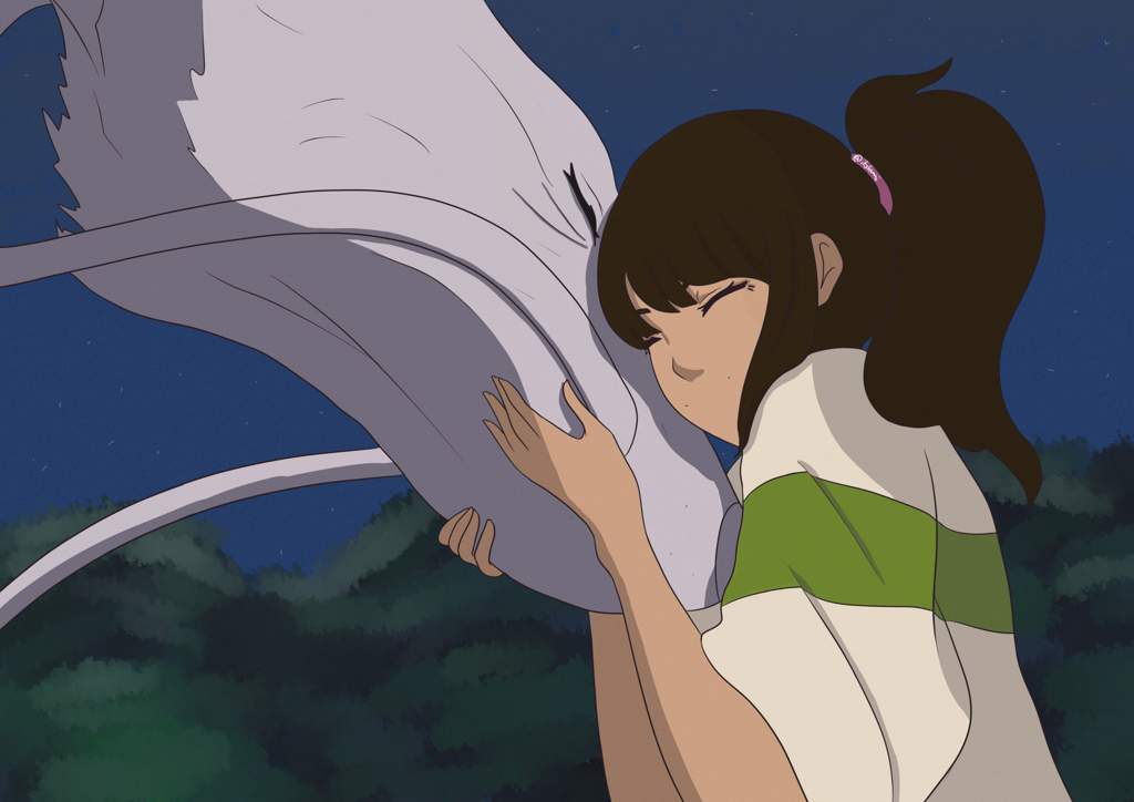 spirited away fanart haku