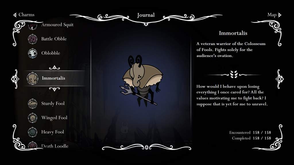 hollow knight all hunters journal images
