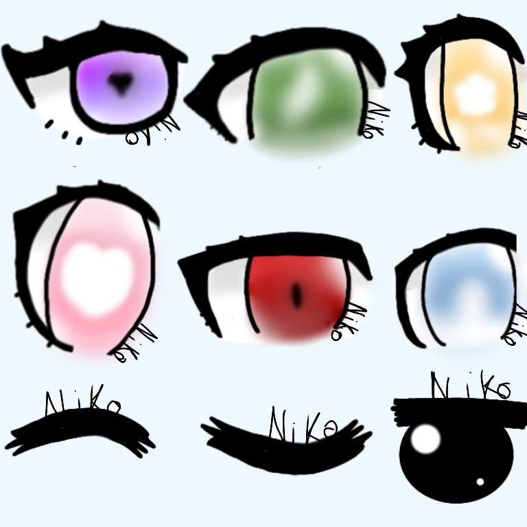 I drew some... Eyes uwu | ~×GachaVerse Amino×~ Amino