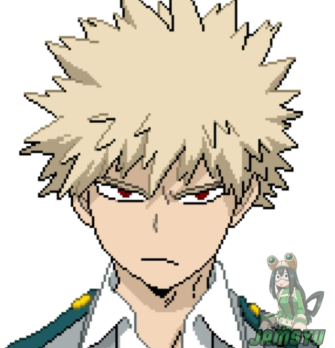 Pixel-Art de Hatsuki Bakugou | Boku No Hero Academia Amino. Amino