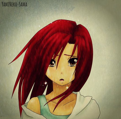 Image 28 Collection Of Sad Anime Girl Crying In The Rain Drawing