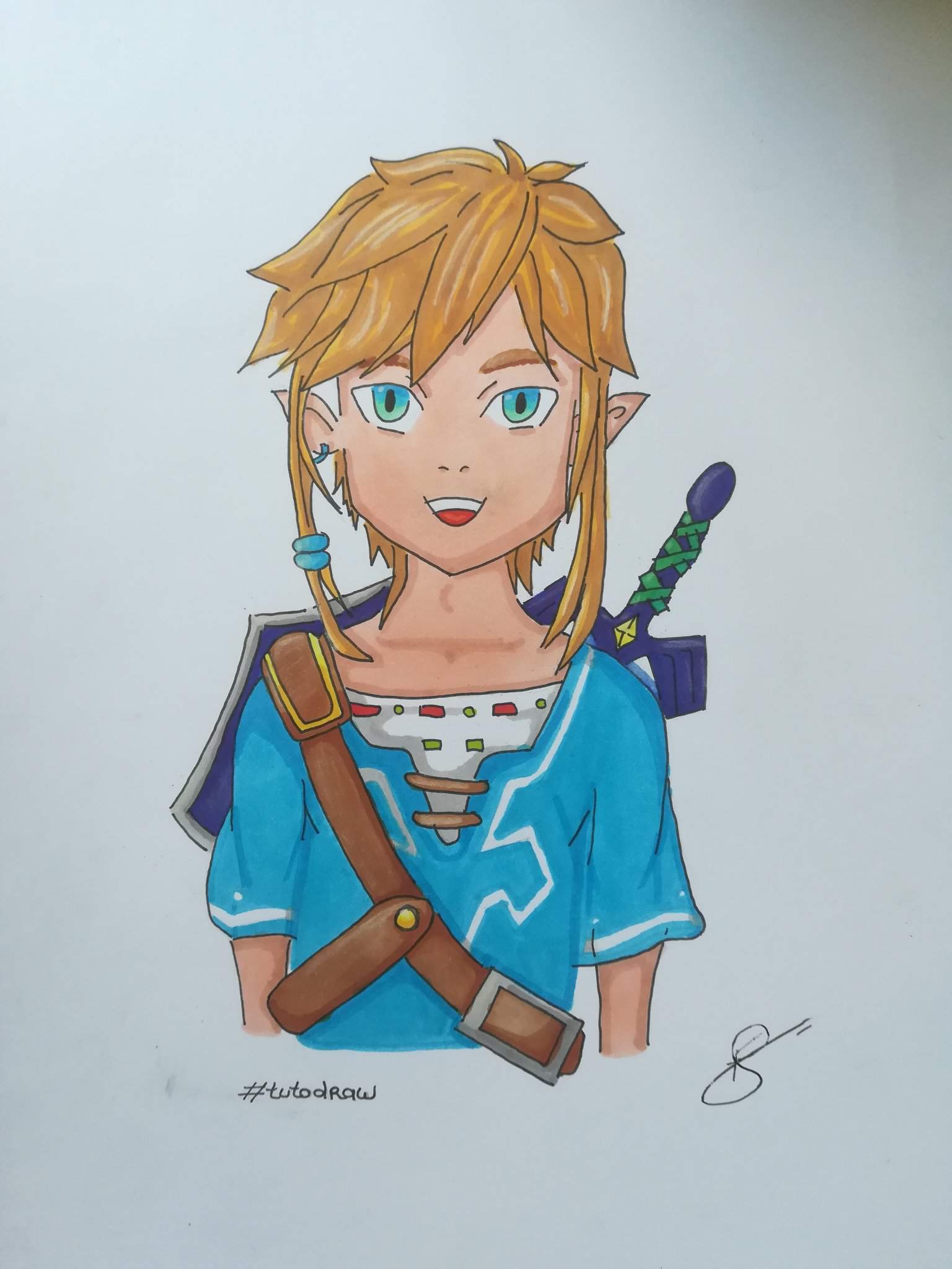 Link BOTW : by tutodraw ! | The Legend Of Zelda Français Amino