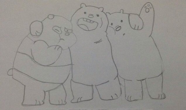 كرتون نتورك رسومات الدببة الثلاثة للتلوين
