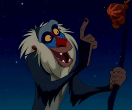 Resultado de imagen para el rey leon rafiki