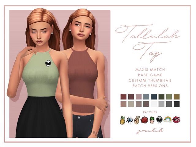 sims 4 best maxis match skins