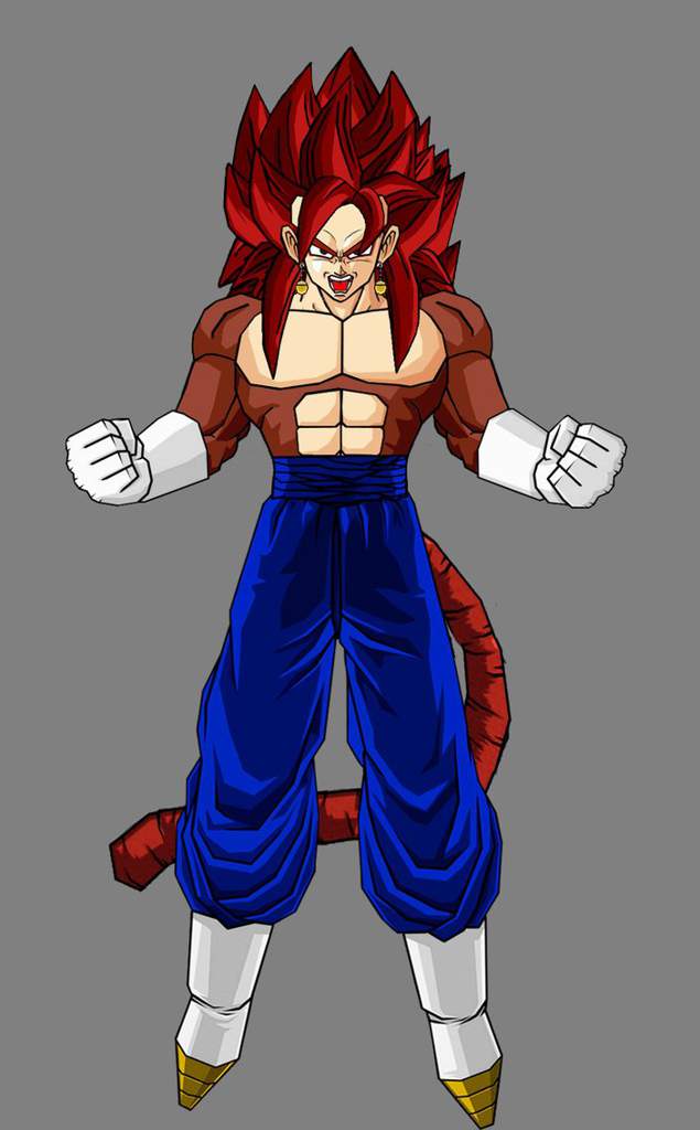 My concept idea of a fusion of ssj4 xeno vegito with master ultra ...