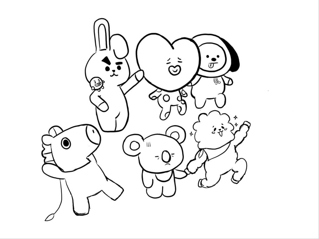 Download BT21 Drawing I created 😊 | ARMY's Amino