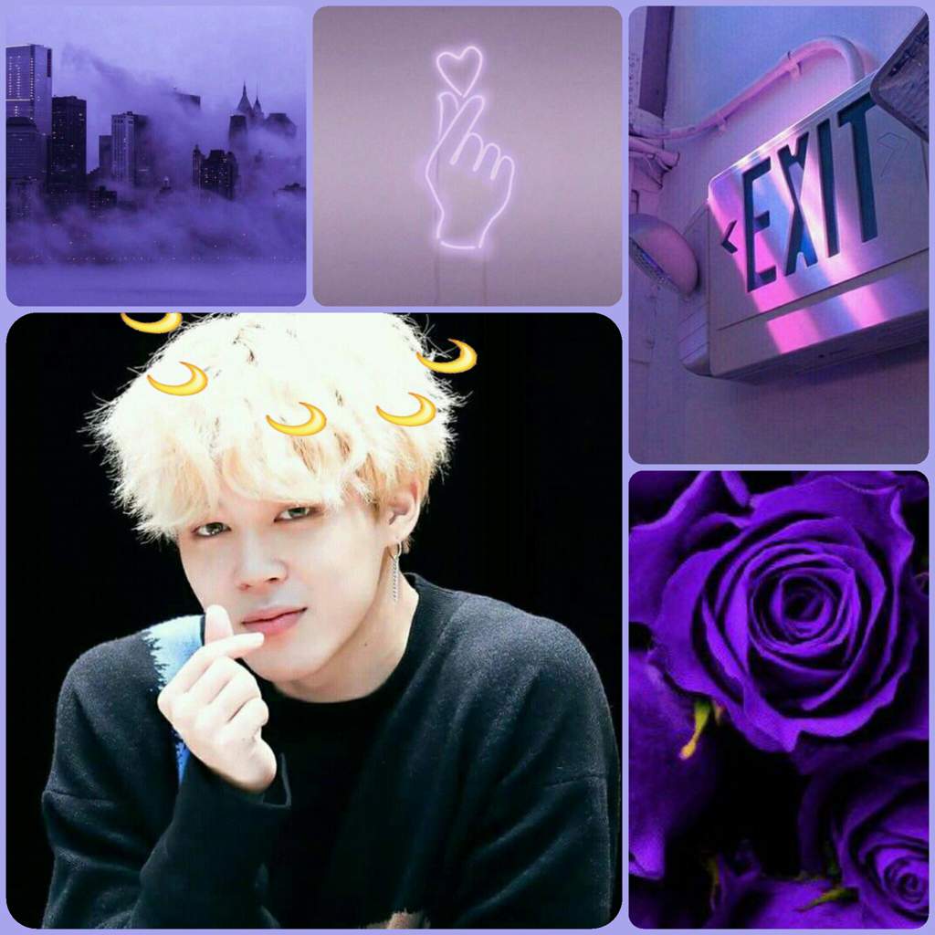 (yes another) Purple Chim Collage | Park Jimin Amino