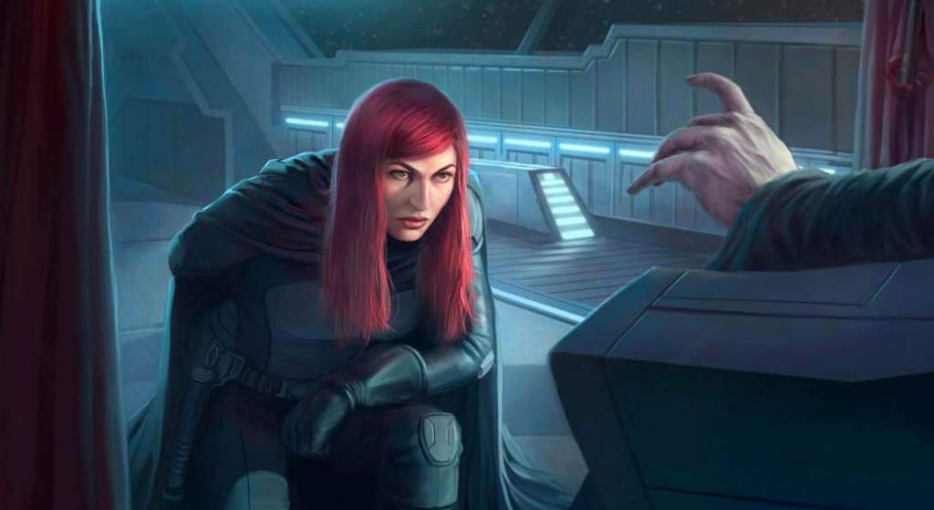 Mara Jade Skywalker, Imperial Operative and later Jedi Master. 