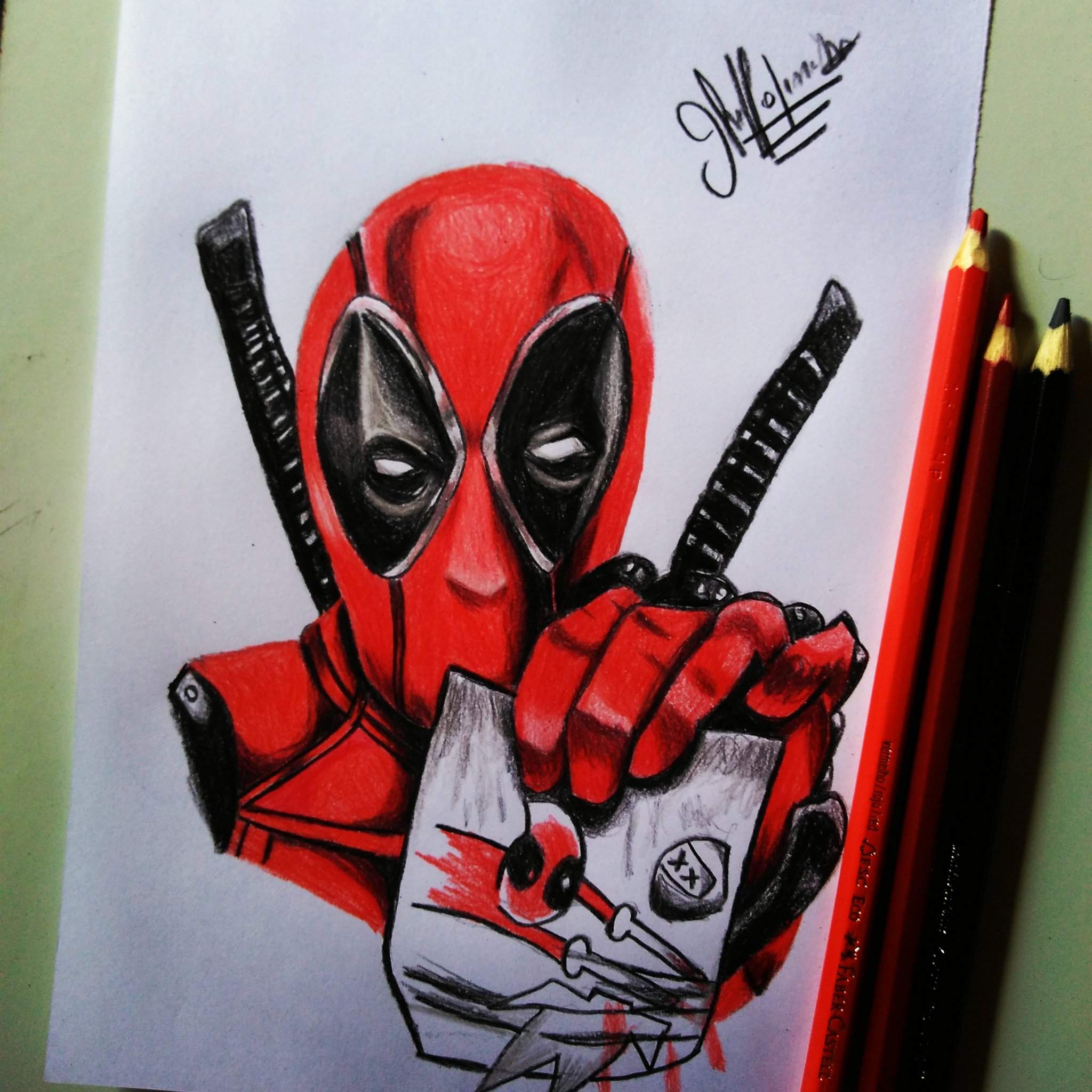 Desenho DEADPOOL | M(arte) Amino