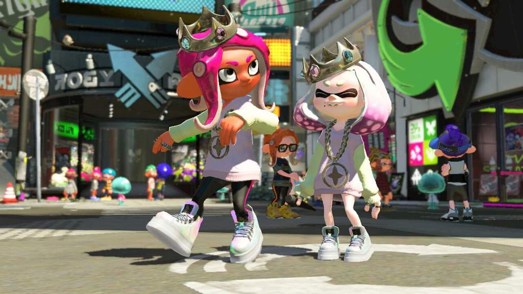 Agents 8 male & female with Pearl & Marina | Splatoon Amino