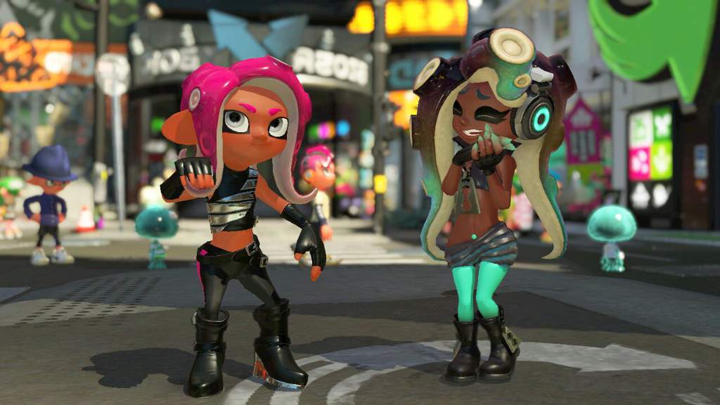 Agents 8 male & female with Pearl & Marina | Splatoon Amino