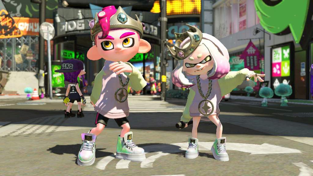 Agents 8 male & female with Pearl & Marina | Splatoon Amino