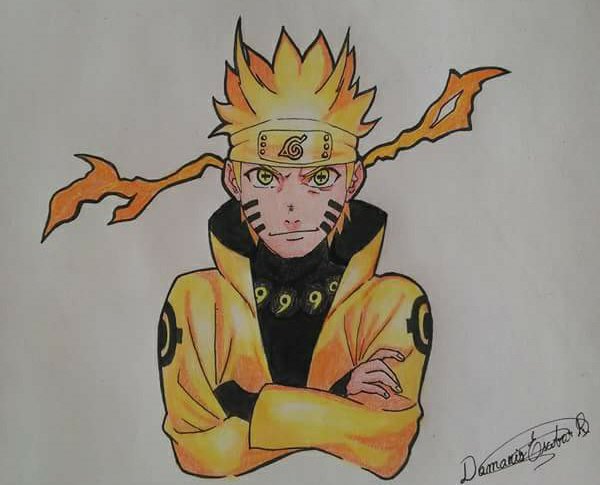 Naruto modo Kyubi | DibujArte Amino