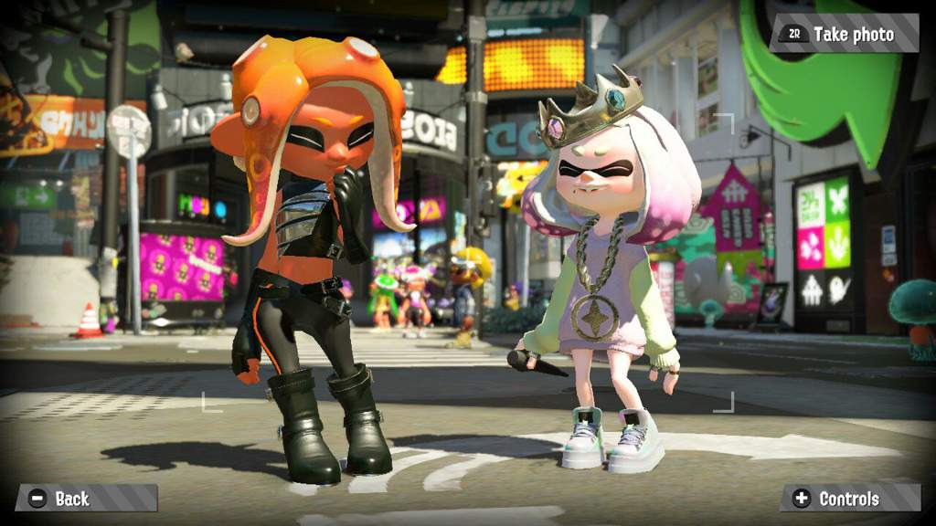 Agents 8 male & female with Pearl & Marina | Splatoon Amino