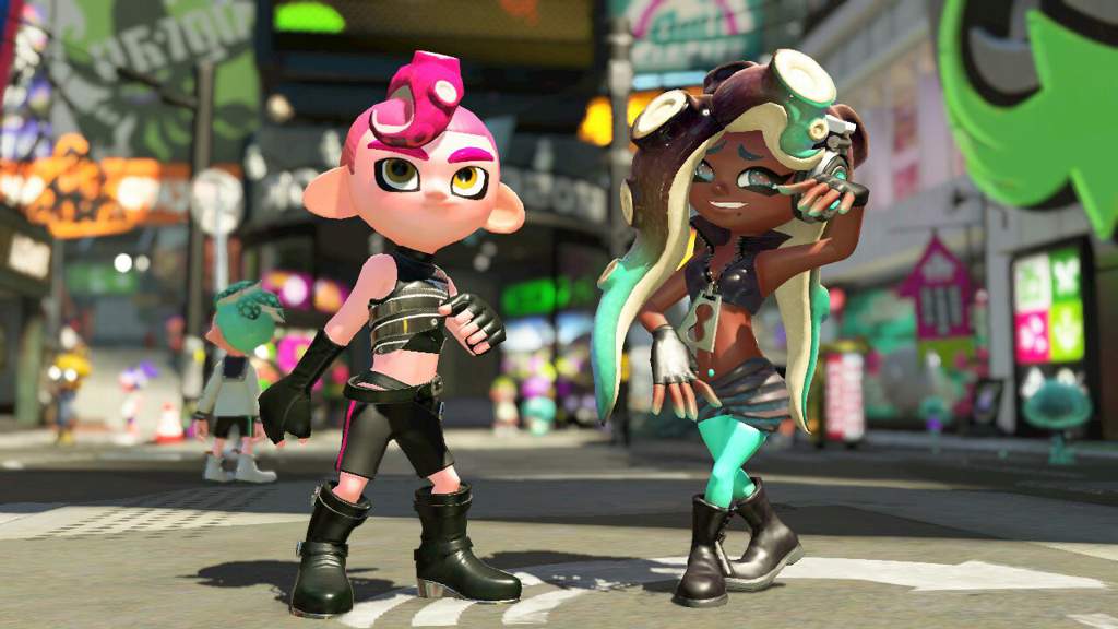 Agents 8 male & female with Pearl & Marina | Splatoon Amino