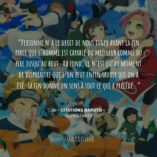 Voici Mes Citations Prefere Dans Naruto Naruto Boruto Fr Amino