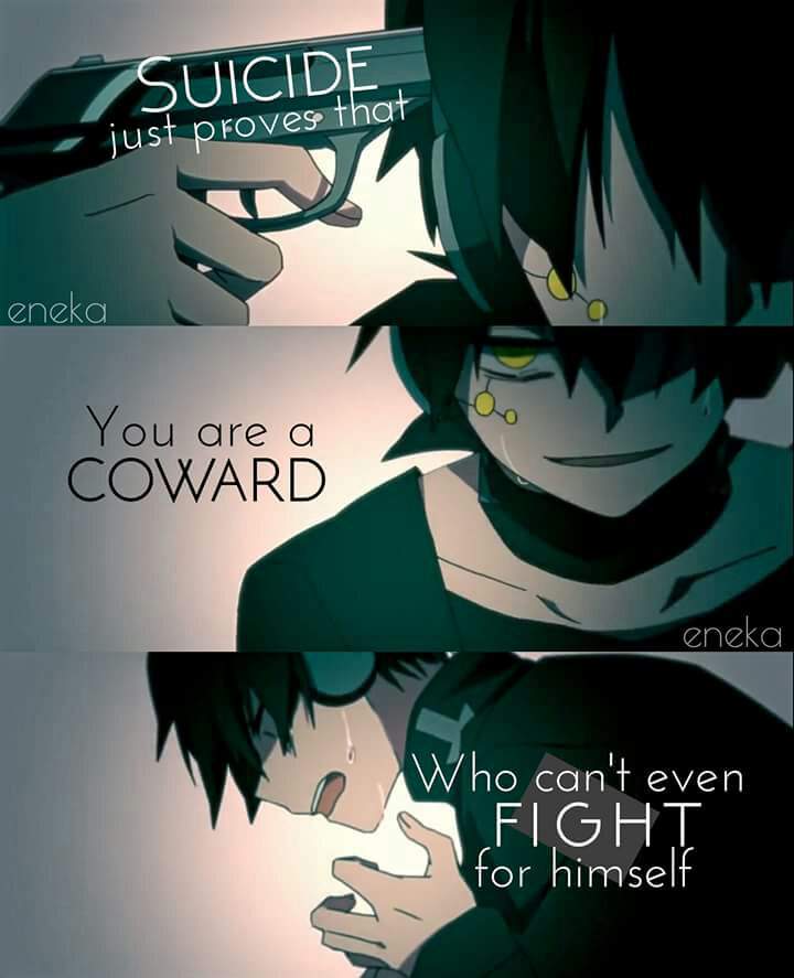 Edgy Anime Quotes - KAMPION