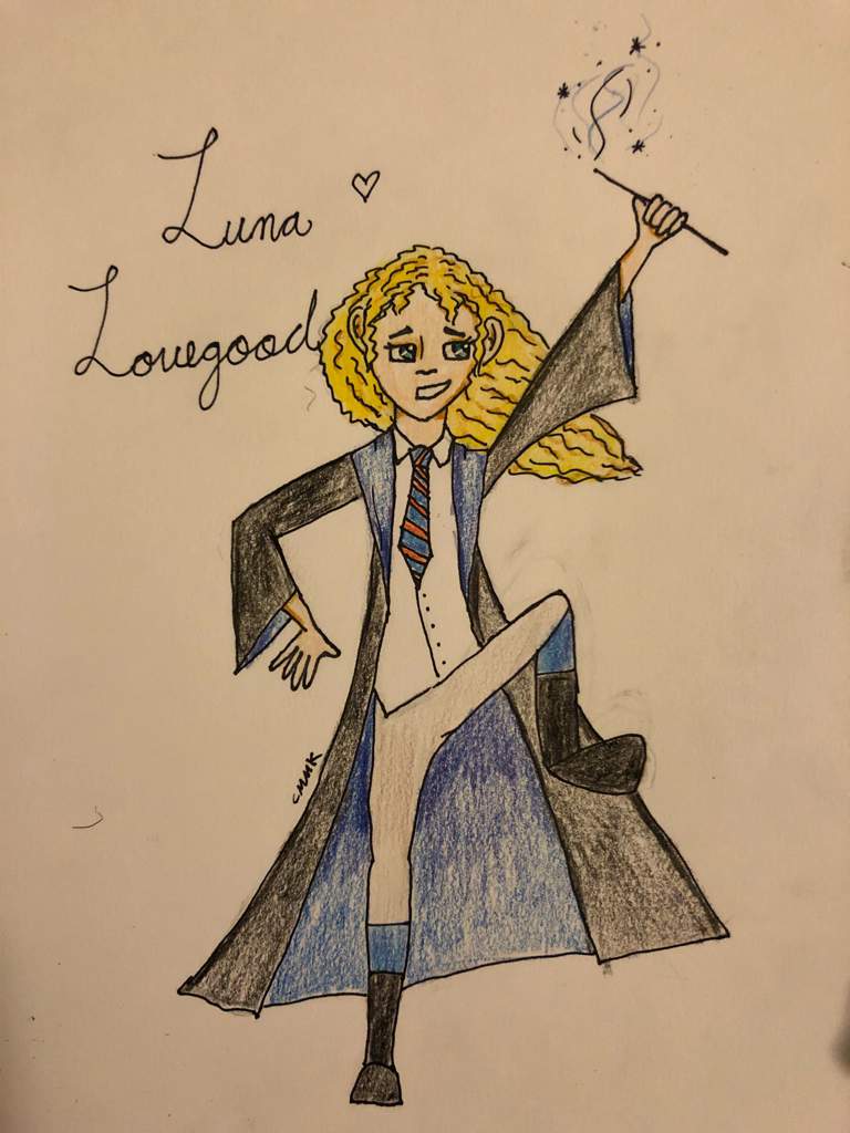 Luna Lovegood Drawing!  Harry Potter Amino