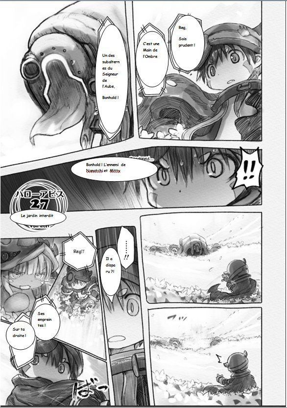 Sao Chapitre 16 5 Vf Scan chapitre 27 VF | Made In Abyss [FR] Amino