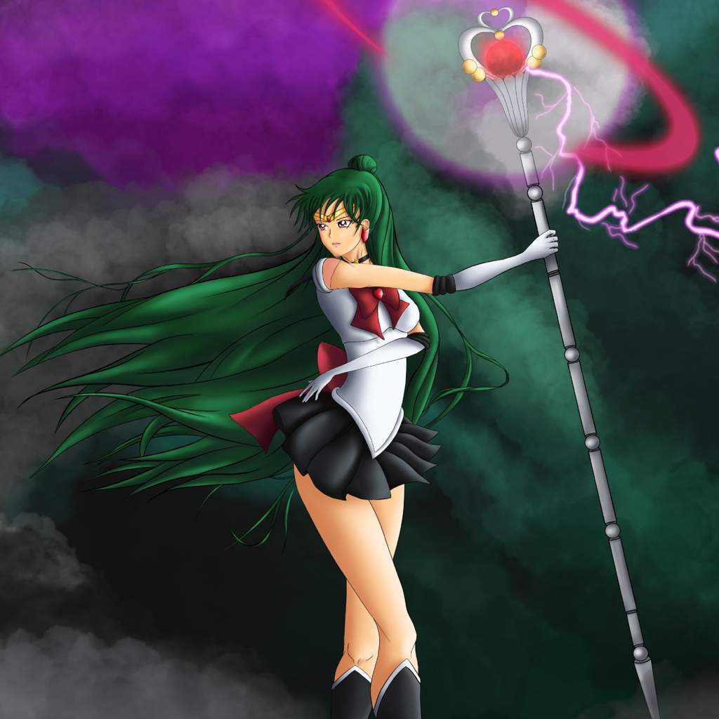 Sailor Pluto - Dead Scream (digital illustration) | Art Amino