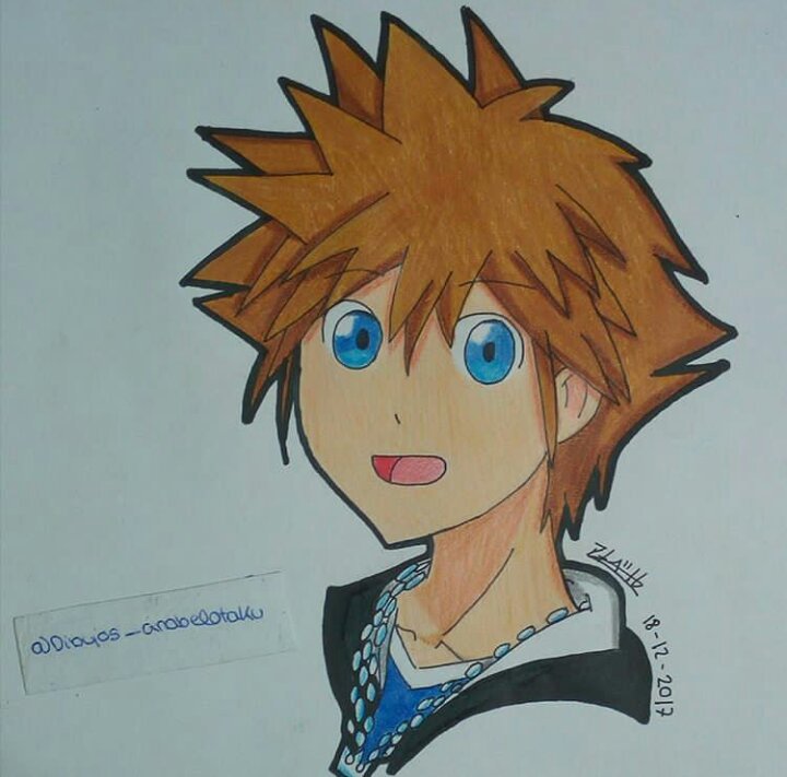 Dibujo de Sora Kh estilo manga | •Kingdom Hearts• Español Amino