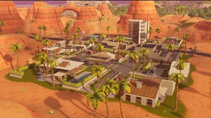 paradise palms is one of the new locations that came whit season 5 so it would make sense for epic games to make a challenge about paradise palms for people - fortnite paradise palms background