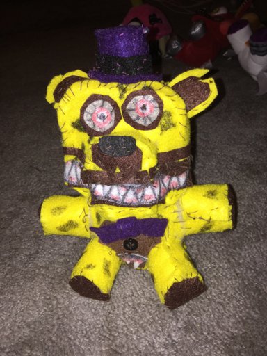 fnaf nightmare fredbear toy