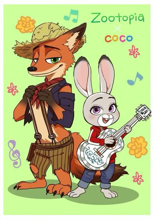 Nick and Judy in coco comic | Zootopia Amino Amino