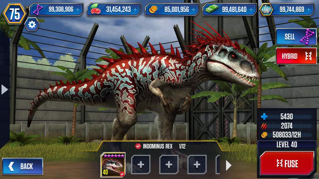 My (6) hybrids! | JurassicWorldTheGame Amino