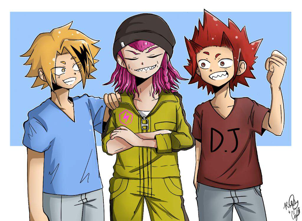 Kazuichi, Kaminari, and Kirishima [collab with Blueberry] | Danganronpa ...