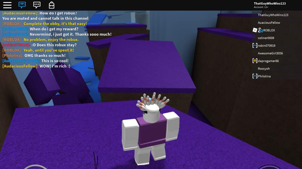 Free Robux Obby Roblox Game
