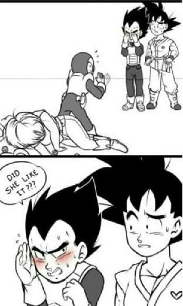 vegeta and bulma making trunks