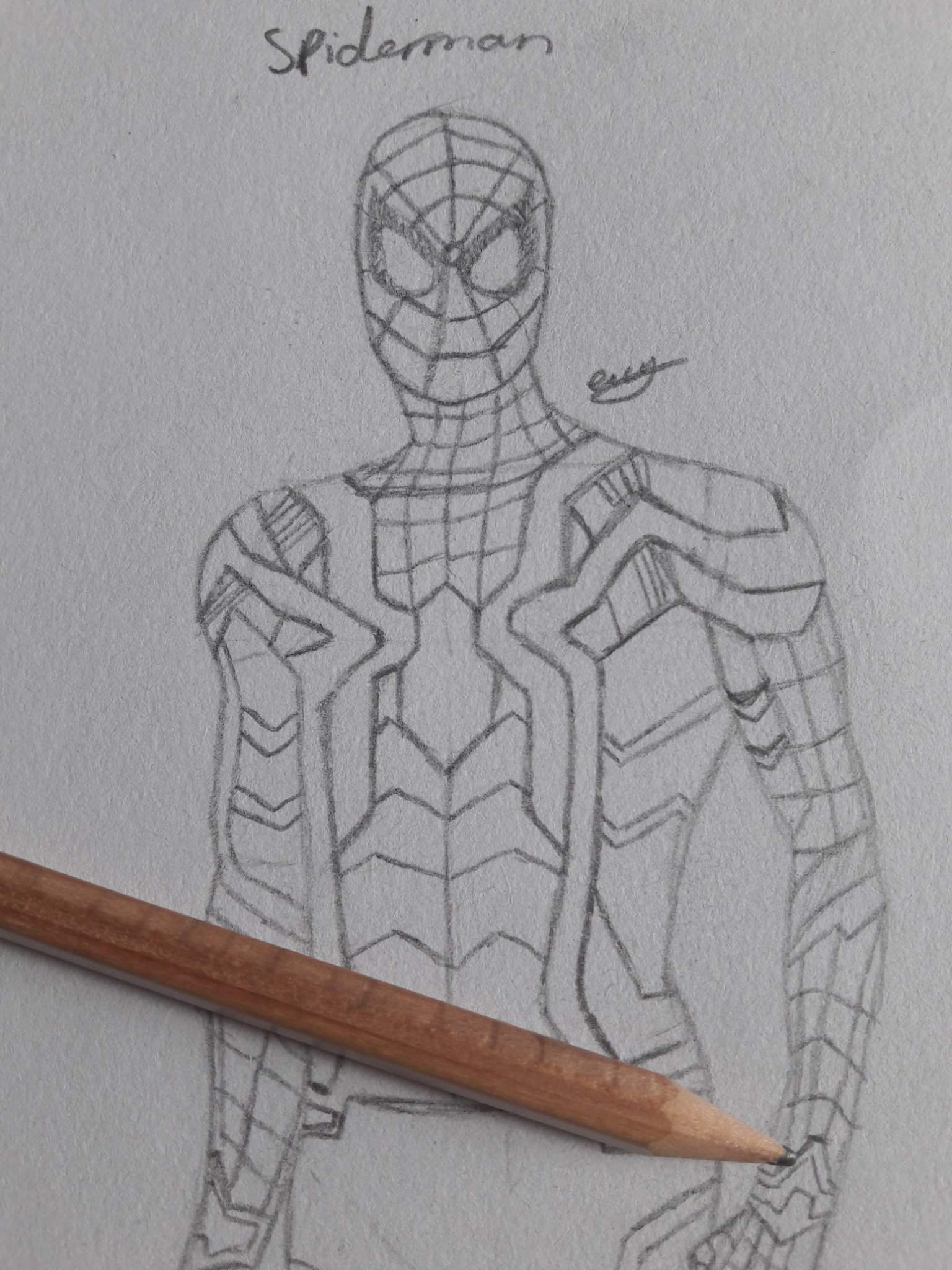 Iron man and spider man drawing | Marvel Amino