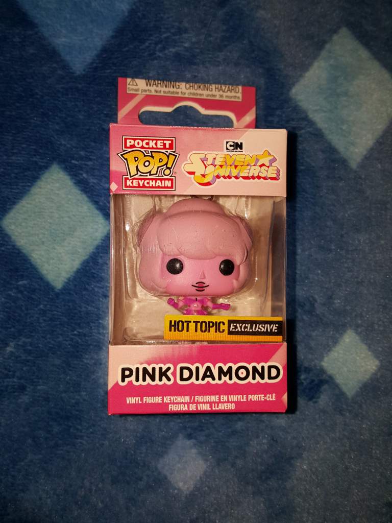 pink diamond funko pop keychain