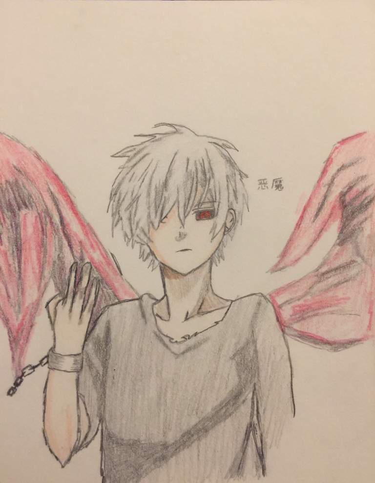 Kaneki Ken Drawing Ghoul Amino