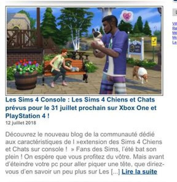 Gazette Des Sims Du 22 Juillet Les Sims 4 Fr Amino