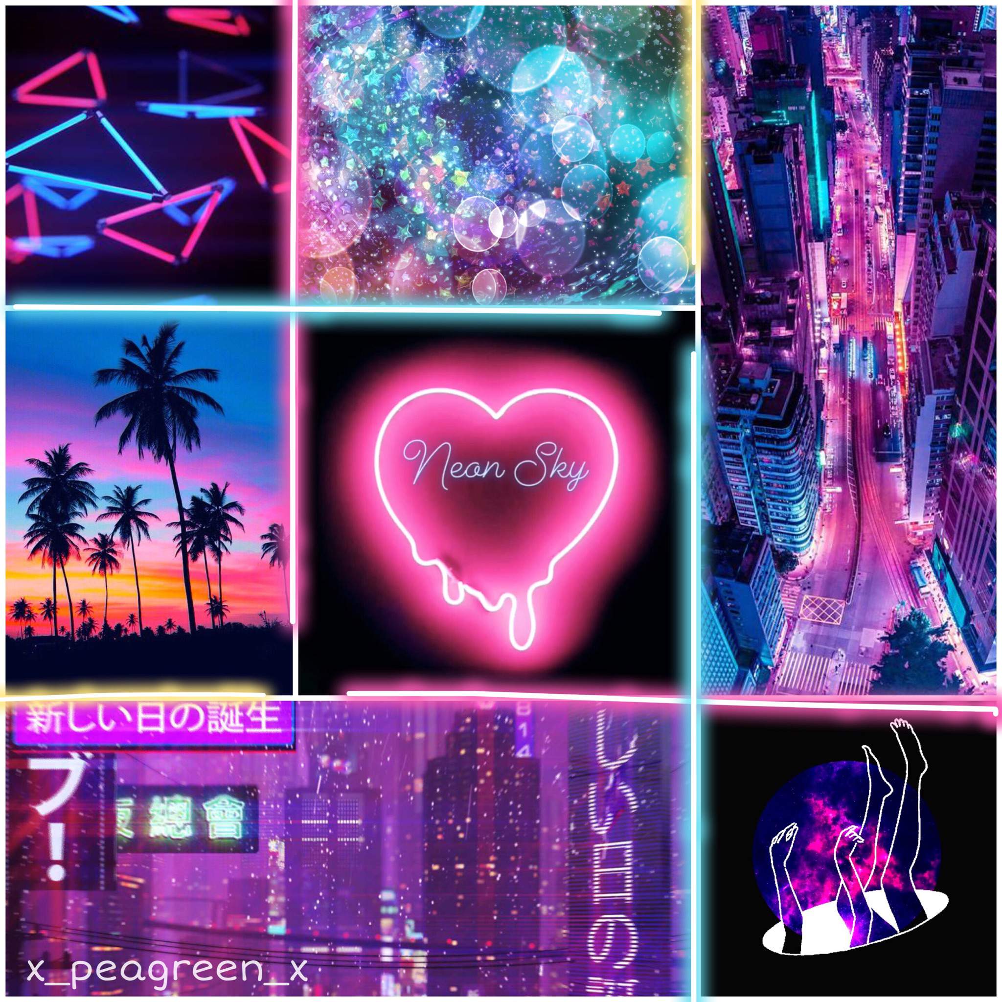 Feenixpawl - Neon Sky moodboard | símply aesthetíc Amino