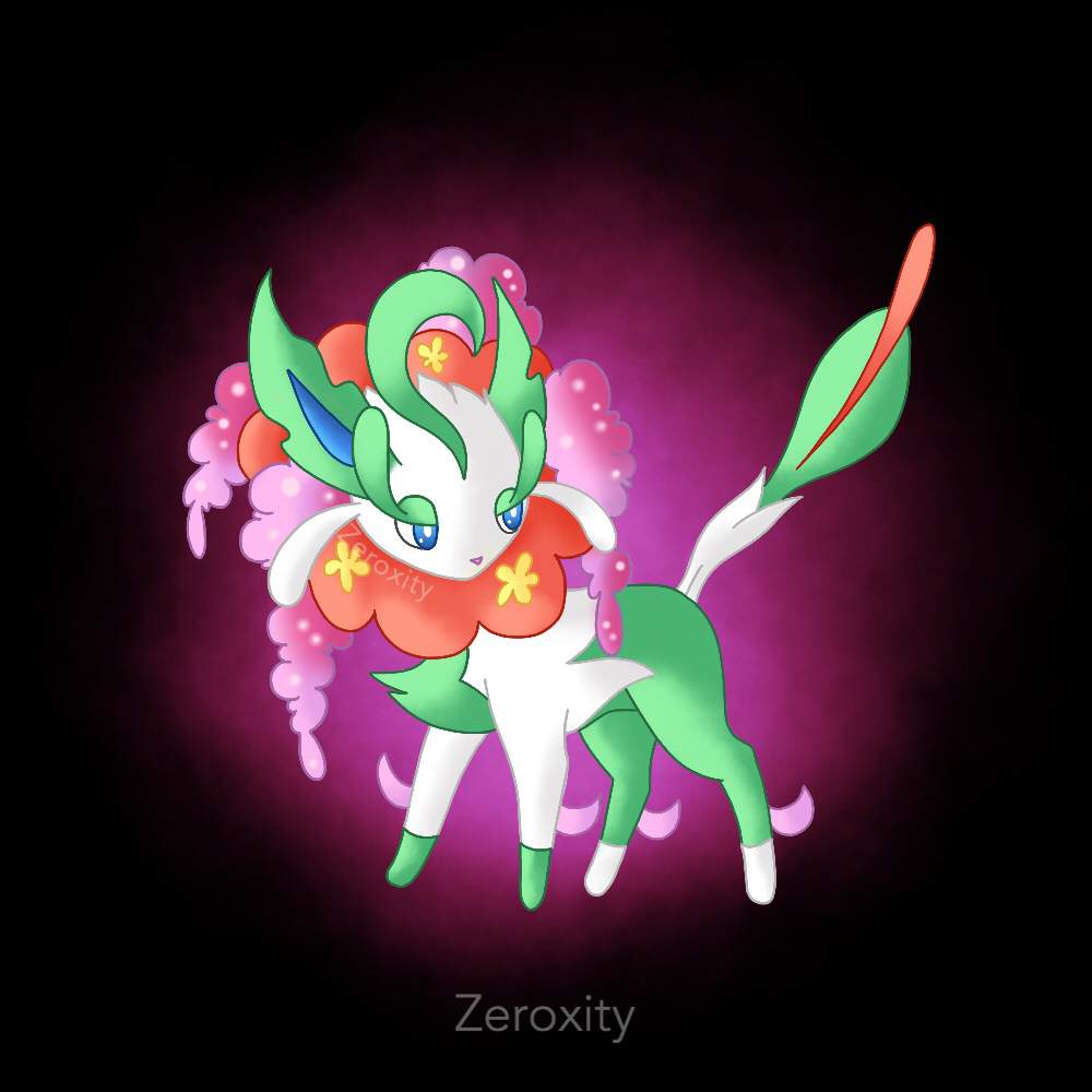 Florges & Leafeon Fusion [My Art] | Pokémon Amino