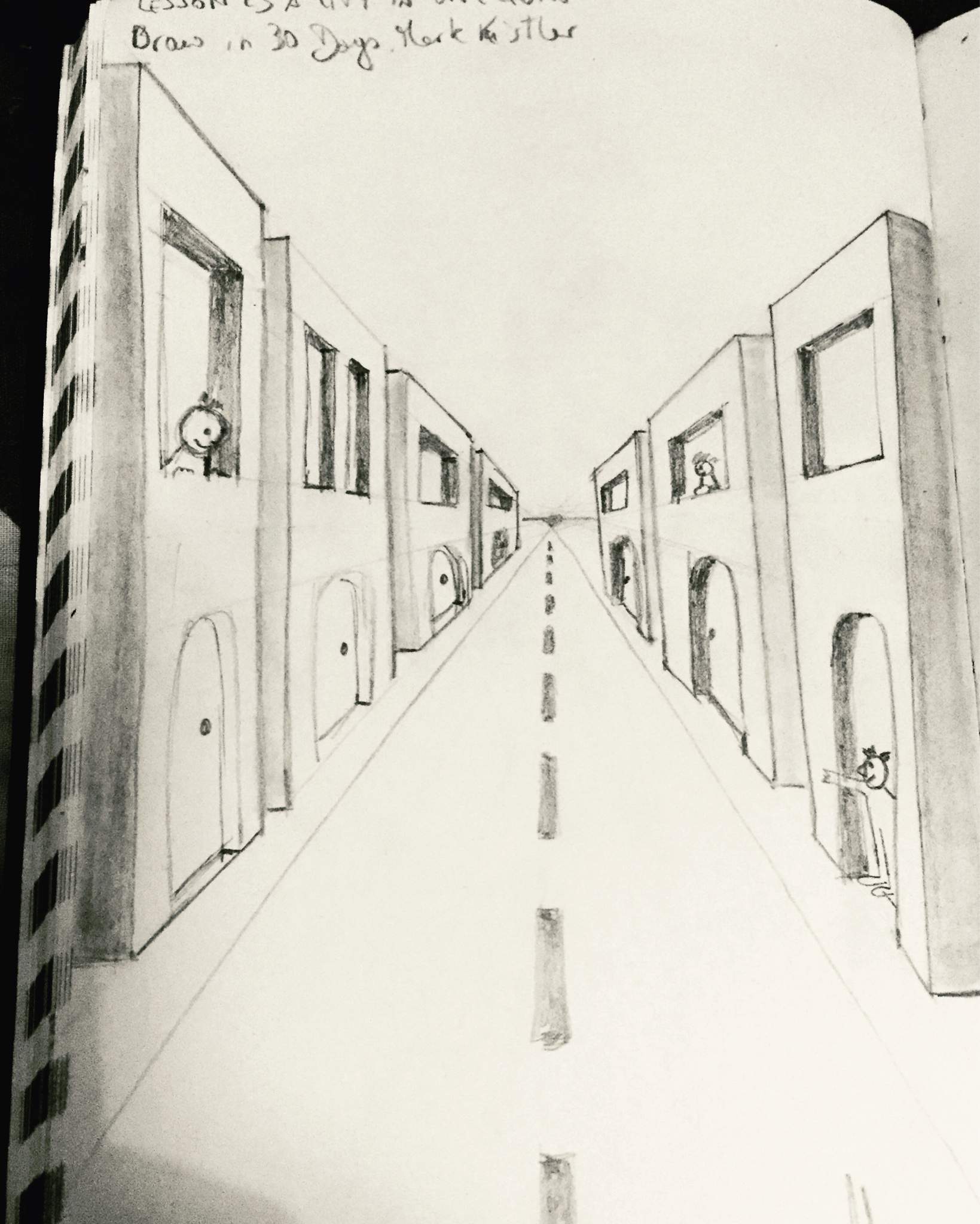 Lesson 23: a city in one-Point perspective Learning how to draw with ...