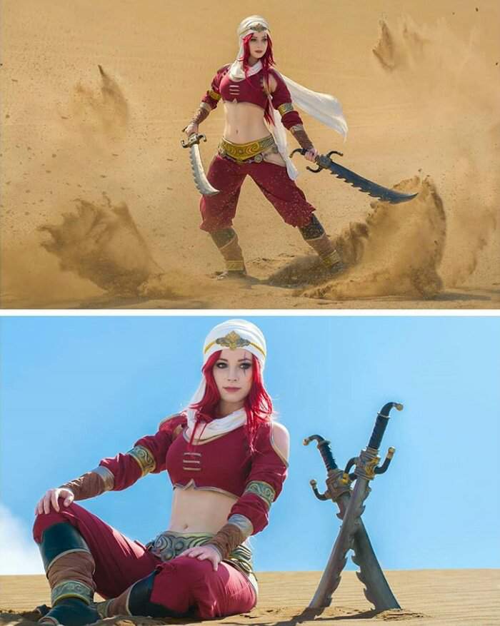 Cosplay Katarina Tormenta De Arena League Of Riko Amino