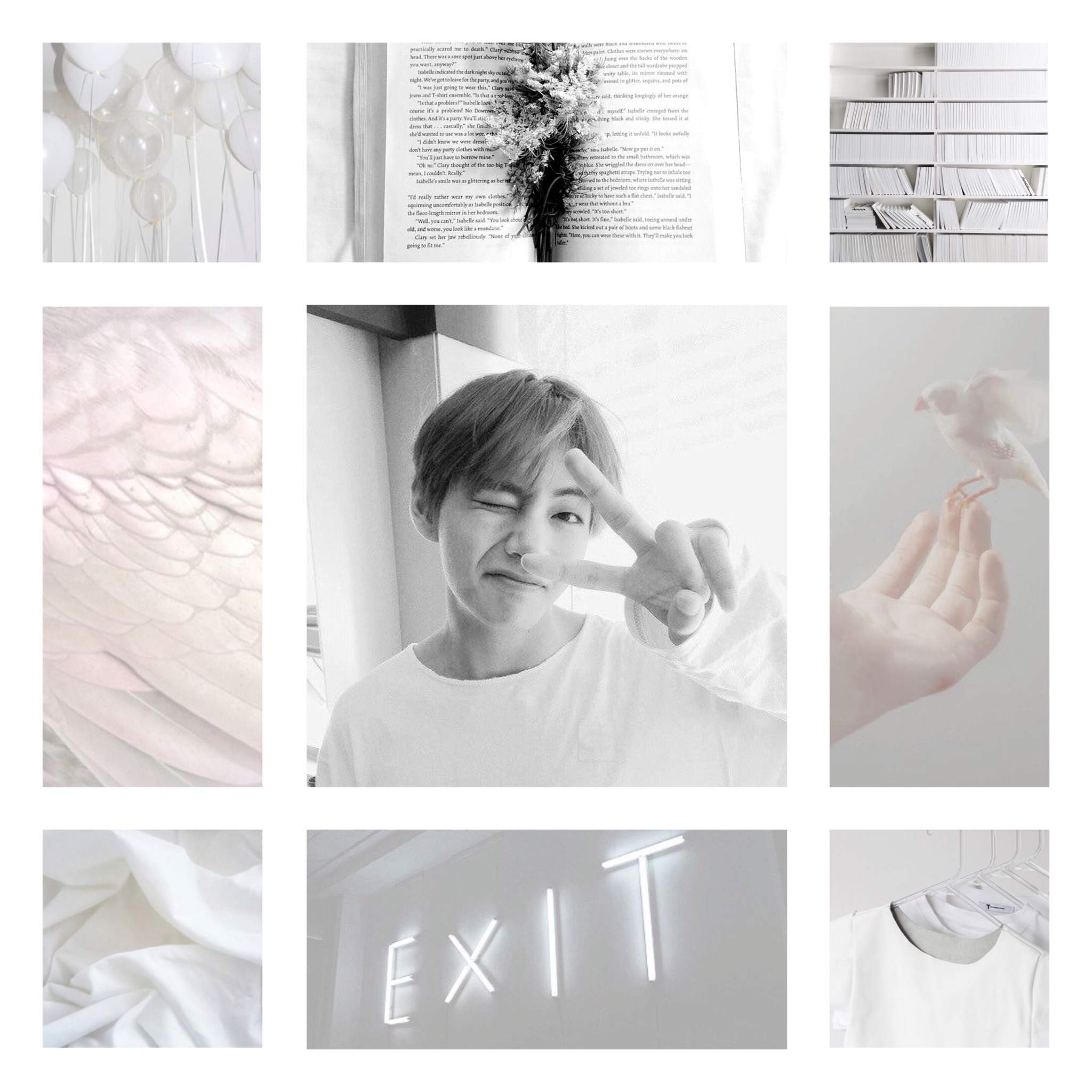 ~ Taehyung White Aesthetic ~ | BTS Aesthetics ™ Amino