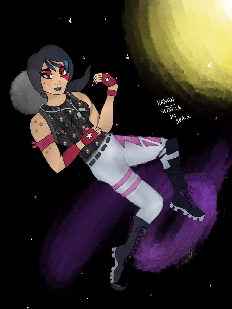 honestly i just wanted to draw sparkle specialist due to it being my favorite skin in fortnite so i will show you the end process and then the work in - soccer skin fanart fortnite