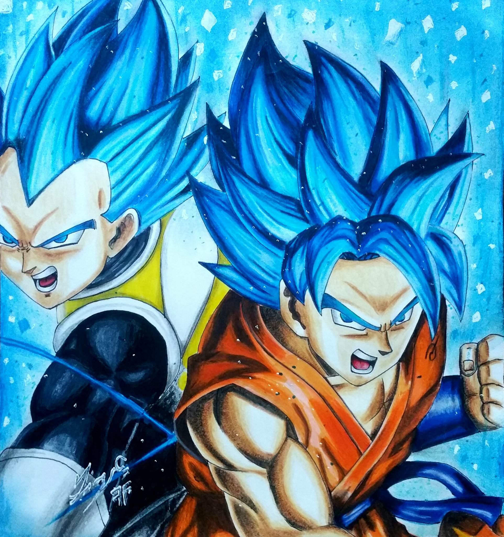 Goku & Vegeta | •Arte Amino• Amino