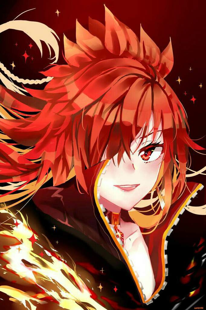 Redhead anime character